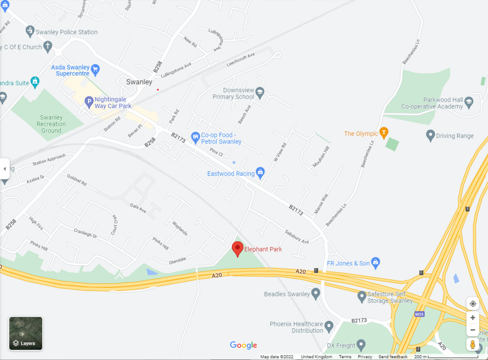 County Shackleton Scouts’ Own at Elephant Park, Swanley